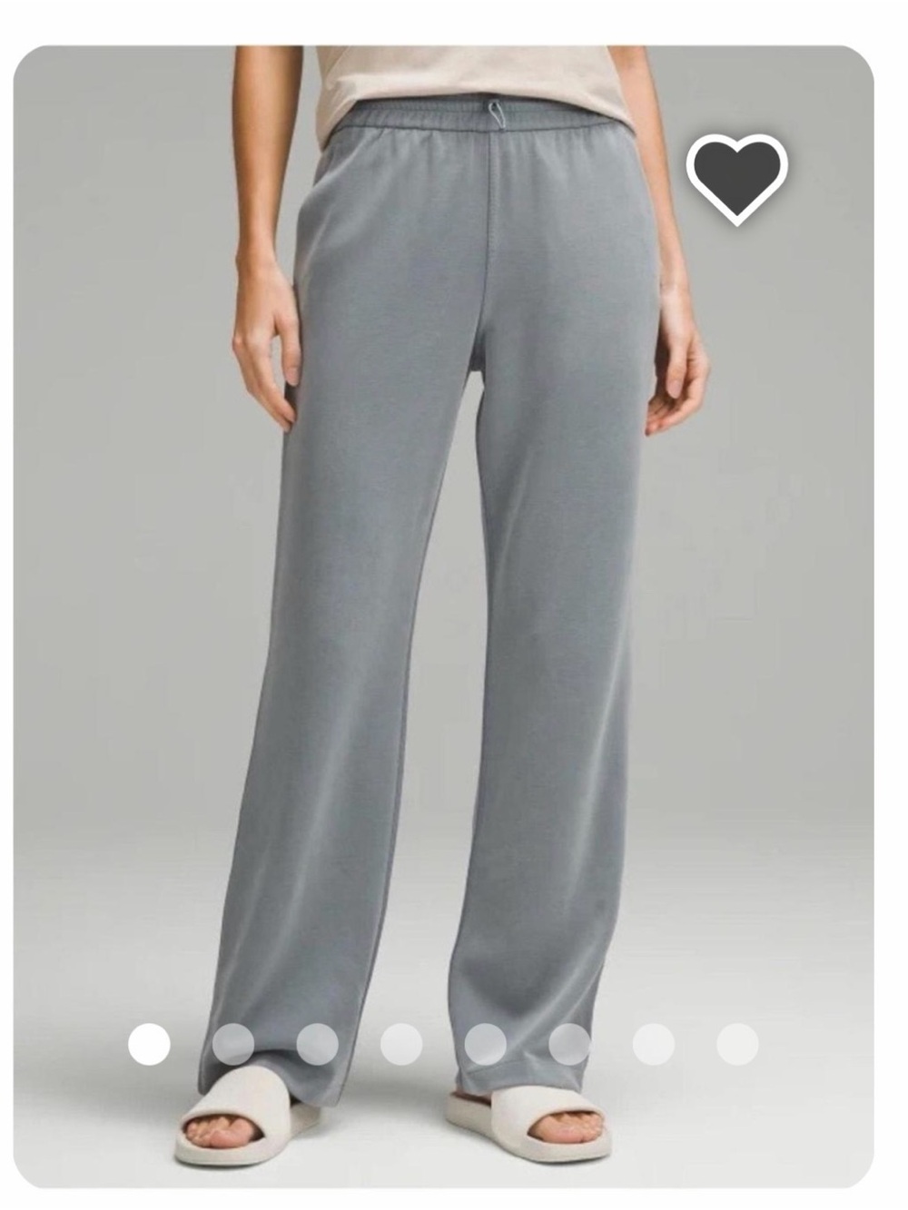 Lululemon Women’s Slate Gray Drawstring softstream Sweatpants